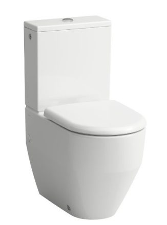 Laufen Pro álló kombi WC csésze vario kifolyással, Rimless, fehér H8259620000001