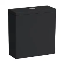   Kartell by Laufen, fekete monoblokk WC tartály, hátsó bekötésű H8293310209711