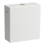 Laufen Kartell by Laufen monoblokk WC tartály hátsó vízbevezetéssel, matt fehér H8293317579711