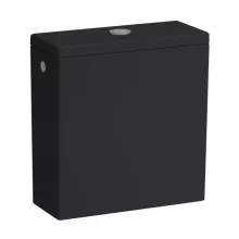   Kartell by Laufen, fekete monoblokk WC tartály, oldalsó bekötésű H8293320209721