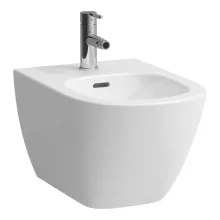   Laufen Lua hátsó vízbekötésű fali bidé 36x52 cm, egy nyitott csaplyukkal, fehér H8300810003021