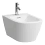 Laufen Meda porcelán fali bidé csaplyukkal, fehér H8301100003021