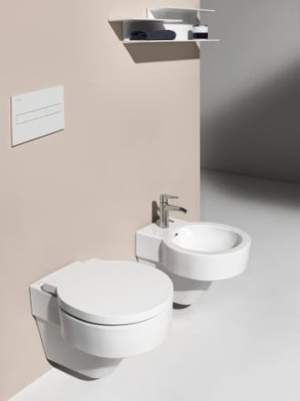 Laufen Val fali bidé, LCC bevonat, fehér H8302814003021