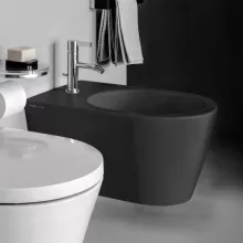   Laufen Kartell by Laufen fali bidé, matt fekete H8303317163021