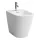 Laufen Meda falhoz illeszthető álló porcelán bidé csaplyukkal, fehér H8321110003021