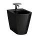 Laufen Kartell by Laufen fényes fekete álló bidé H8323310203021