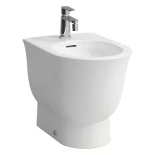   Laufen The New Classic falhoz illeszthető álló bidé LCC bevonattal, fehér H8328514003021