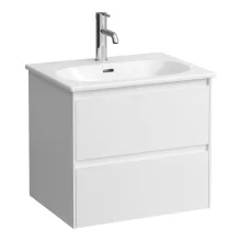   Laufen Lua fényes fehér alsó szekrény mosdóval 60x45,5x52,5cm H8600832611041
