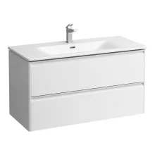   Laufen Palace 2 fiókos alsószekrény mosdóval 100x45 cm, fényes fehér H8607072611041