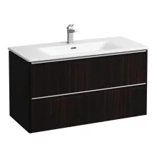   Laufen Palace 2 fiókos alsószekrény mosdóval 100x45 cm, sötétbarna szil H8607072631041