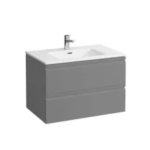   Laufen Pro S mosdó 80x50 cm alsószekrénnyel, grafit H8619634801041
