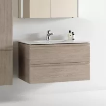   Laufen Pro S mosdó 100x50 cm alsószekrénnyel, világos tölgy H8619654791041