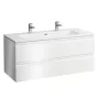 Laufen Pro S mosdó 120x50 cm alsószekrénnyel, fényes fehér H8619674751071