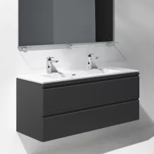   Laufen Pro S mosdó 120x50 cm alsószekrénnyel, grafit H8619674801071