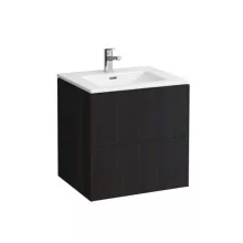   Laufen Base sötét szil 2 fiókos alsószekrény 60 Pro S mosdóval H8649602631041