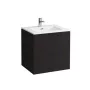 Laufen Base sötét szil 2 fiókos alsószekrény 60 Pro S mosdóval H8649602631041