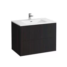   Laufen Base sötét szil 2 fiókos alsószekrény 80 Pro S mosdóval H8649612631041