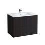 Laufen Base sötét szil 2 fiókos alsószekrény 80 Pro S mosdóval H8649612631041