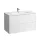 Laufen Base fényes fehér alsószekrény Slim mosdóval 99x49,2x59 cm kettő fiókkal H8649622611041