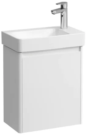 Laufen Pro X 1 ajtós fali alsószekrény porcelán kézmosóval 48x60 cm, jobbos/ügyfélspecifikus H8658649991141