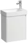 Laufen Pro X 1 ajtós fali alsószekrény porcelán kézmosóval 48x60 cm, jobbos/ügyfélspecifikus H8658649991141