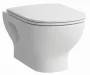 Laufen Lua Basic fali WC csésze, Slim SoftClose WC ülőkével, Csomagban H8660810000001