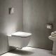Laufen Meda porcelán fali WC csésze 36x54 cm lágyan záródó Duroplast ülőkével, fehér H8661100000001
