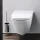 Laufen Meda kompakt porcelán fali WC csésze 36x49 cm lassan záródó Duroplast ülőkével, matt fehér H8661137570001