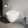 Laufen Pro X csendes öblítésű fali kerámia WC csésze LCC bevonattal és Duroplast ülőkével, fehér kivitelben.