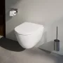 Laufen Pro X csendes öblítésű fali kerámia WC csésze LCC bevonattal és Duroplast ülőkével, fehér kivitelben.