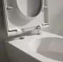 Laufen Pro X csendes öblítésű fali kerámia WC csésze LCC bevonattal és Duroplast ülőkével, fehér kivitelben.