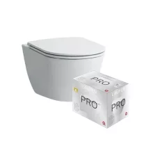   Laufen Pro perem nélküli kompakt fali WC szett (ülőkével) H8669550000001