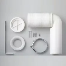   Jika/Laufen Vario lefolyókönyök WC csészéhez függőleges kifolyáshoz, 70-220 mm távolságra H8900920000001