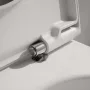 Laufen Pro X levehető Duroplast WC ülőke Soft Close mechanizmussal és króm zsanérokkal, fehér kivitelben