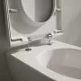 Laufen Pro X levehető Duroplast WC ülőke Soft Close mechanizmussal és króm zsanérokkal, fehér kivitelben