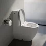 Laufen Pro X levehető Duroplast WC ülőke Soft Close mechanizmussal és króm zsanérokkal, fehér kivitelben