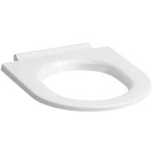 Laufen Pro X fedél nélküli Duroplast WC ülőke Soft Close mechanizmussal és rozsdamentes acél zsanérokkal, fehér kivitelben