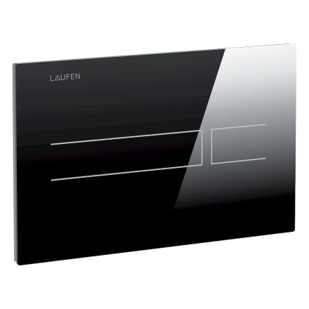 Laufen AW3 érintésmentes üveglap kettős öblítéssel, fényes fekete H8956630200001