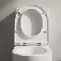 Laufen Pro Duroplast WC ülőke Soft Close és Quick Release mechanizmussal, matt fekete kivitelben.