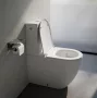 Laufen Pro Duroplast WC ülőke Soft Close és Quick Release mechanizmussal, matt fekete kivitelben.