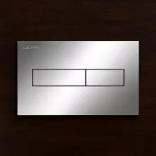 Laufen Ineo Horizon króm WC nyomólap kettős öblítéshez H9001110040001