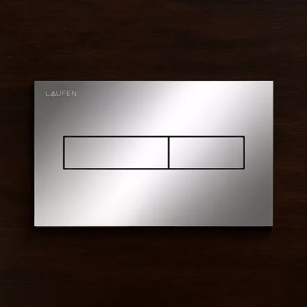 Laufen Ineo Horizon króm WC nyomólap kettős öblítéshez H9001110040001