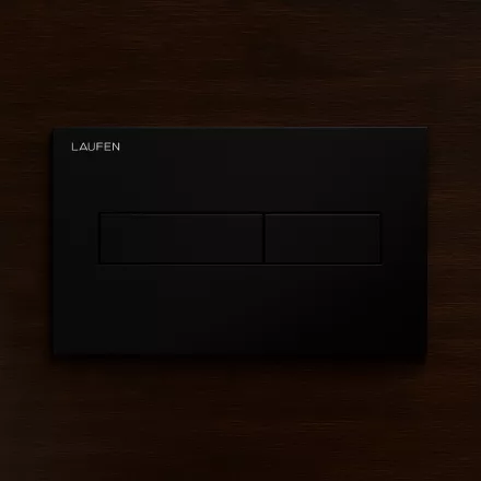 Laufen Ineo Horizon matt fekete WC nyomólap kettős öblítéshez H9001117160001