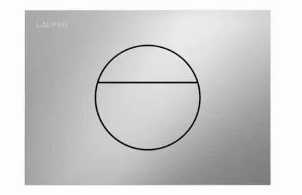 Laufen Ineo Sunrise matt króm működtető WC nyomólap dual flush rendszerhez