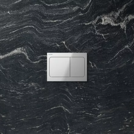 Laufen Ineo Air matt króm működtető WC nyomólap dual flush rendszerhez