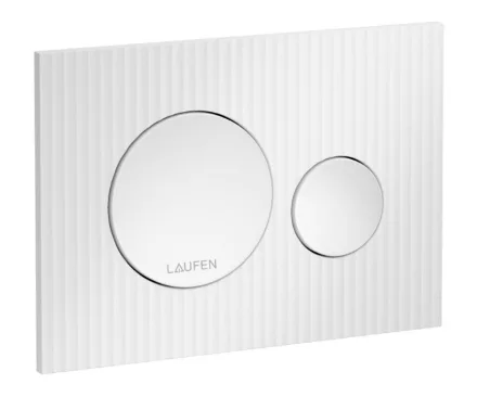 Laufen Ineo Moondance fehér működtető WC nyomólap dual flush rendszerhez