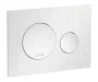 Laufen Ineo Moondance fehér működtető WC nyomólap dual flush rendszerhez