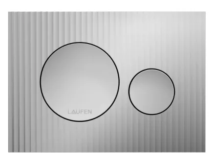 Laufen Ineo Moondance matt króm működtető WC nyomólap dual flush rendszerhez