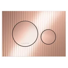 Laufen Ineo Moondance csiszolt rozéarany működtető WC nyomólap dual flush rendszerhez