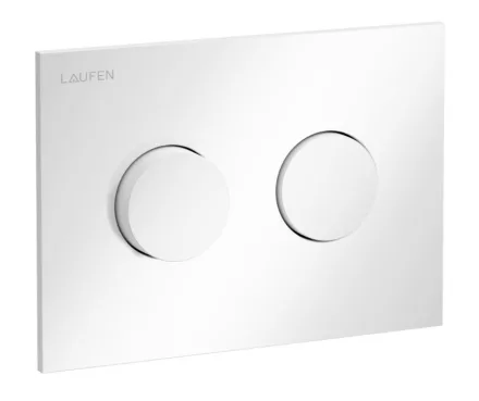 Laufen Ineo Groove fehér működtető WC nyomólap dual flush rendszerhez